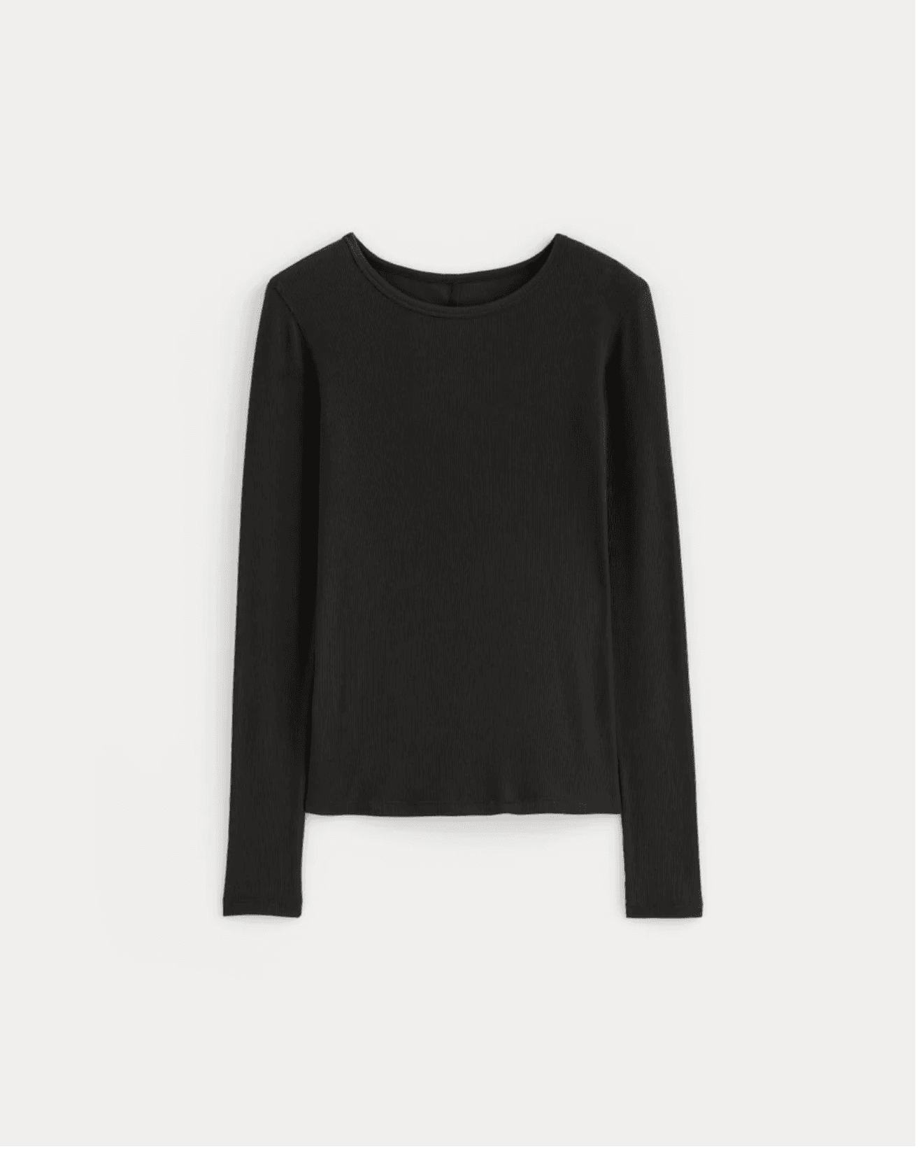 The Luxe Rib Long-Sleeve Crew