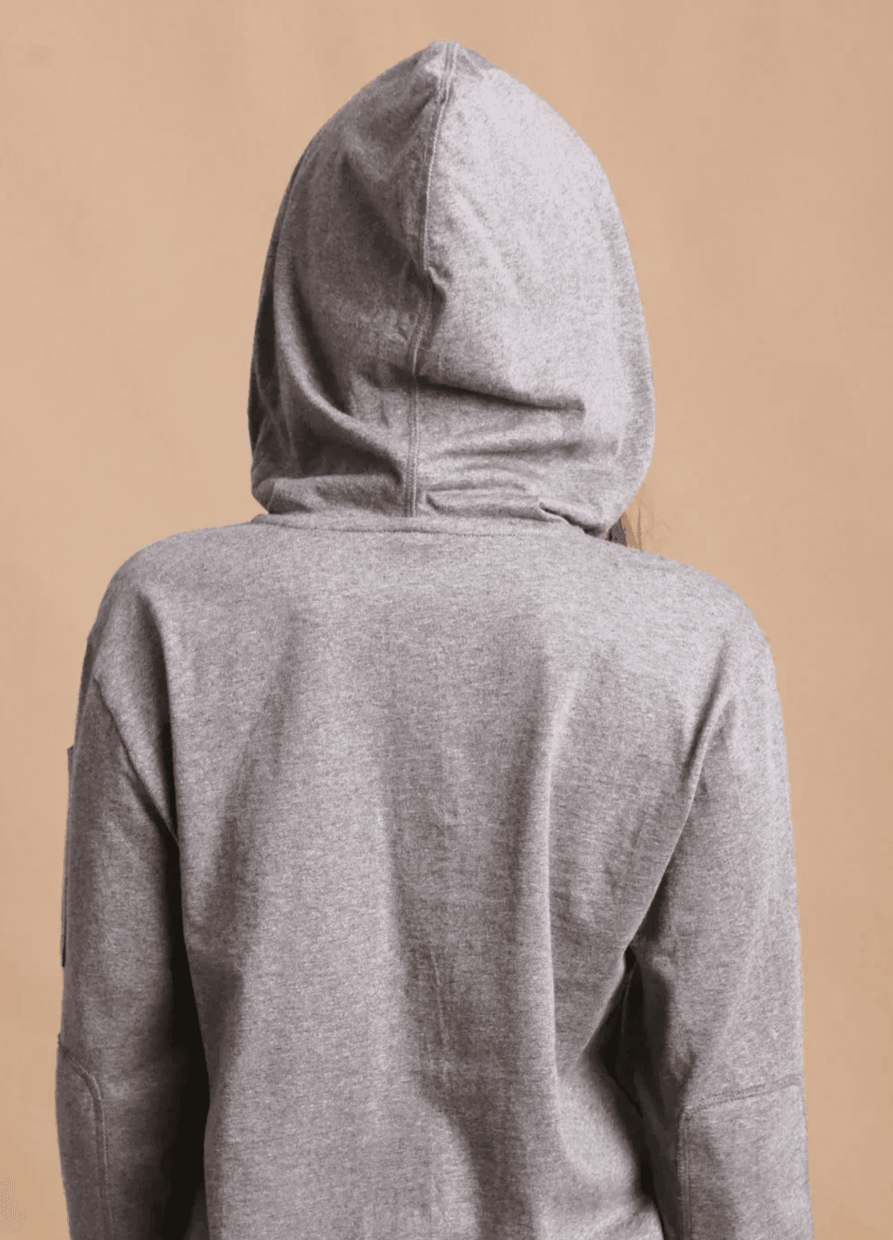 Women's Jersey Pullover Hoodie with Built-in Sleep Eye Mask